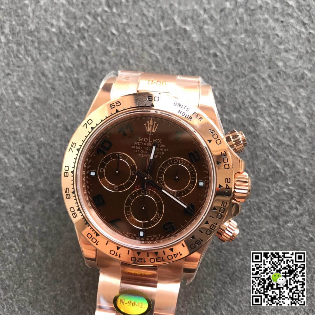 Rolex Daytona m116505-0011 Noob Factory Brown Dial