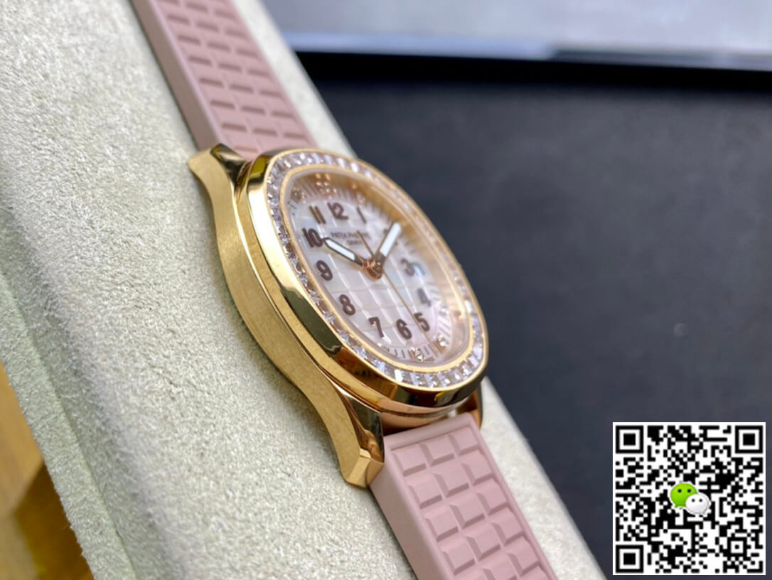 Patek Philippe Aquanaut 5072R-001 PPF Factory Rose Gold Mother Of Pearl Dial