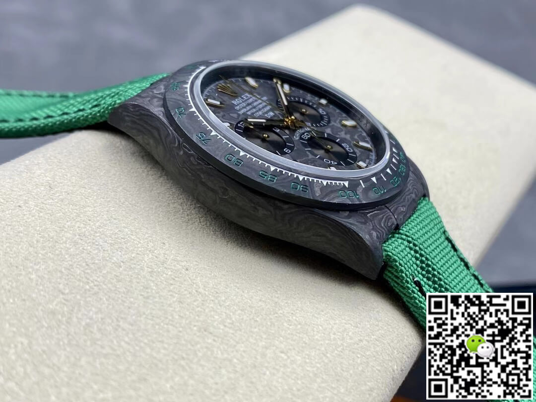 Rolex Daytona Cosmograph Noob Factory Diw Custom Version Dark Green Strap