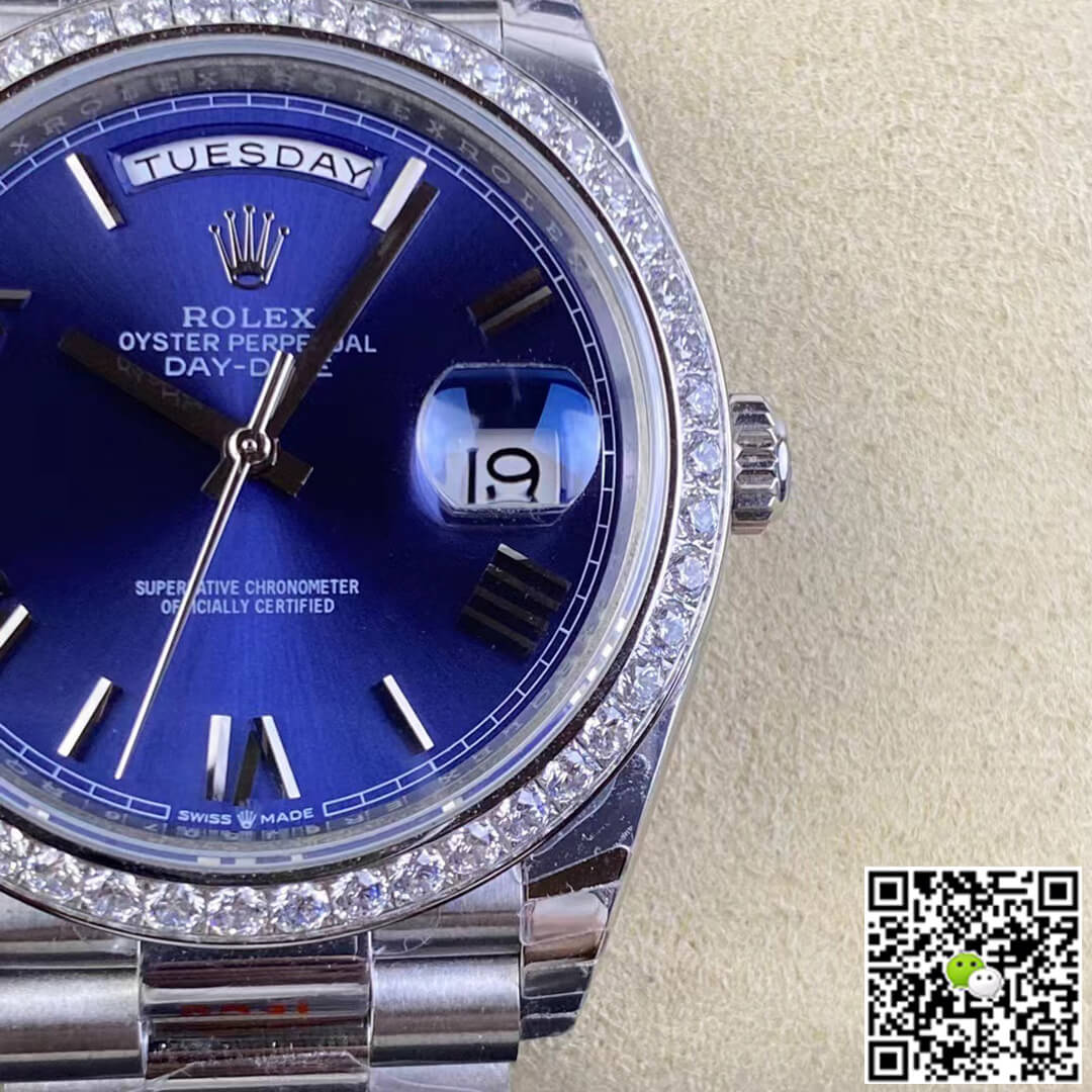 Rolex Day Date 228349RBR-0005 EW Factory Diamond Bezel