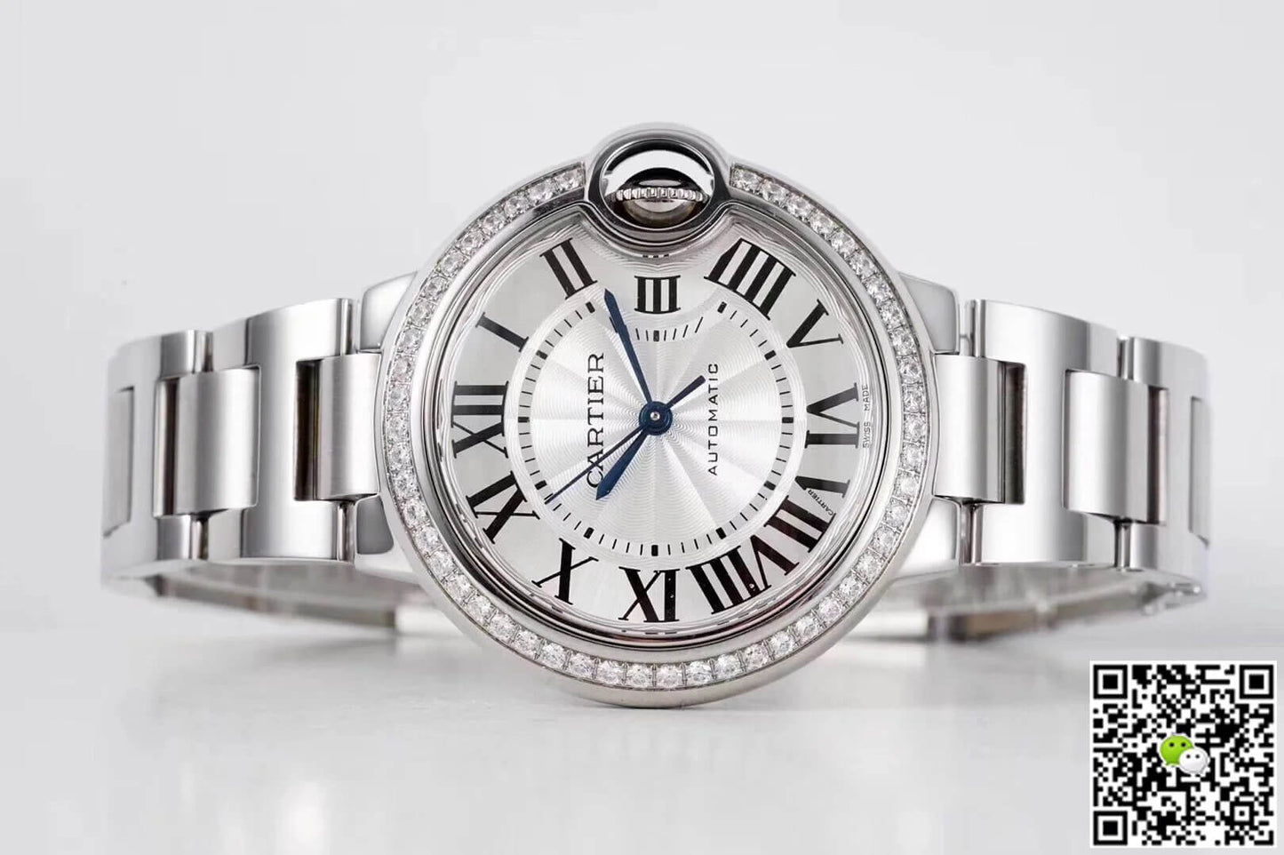 Ballon Bleu De Cartier W4BB0016 33MM AF Factory Diamond Bezel