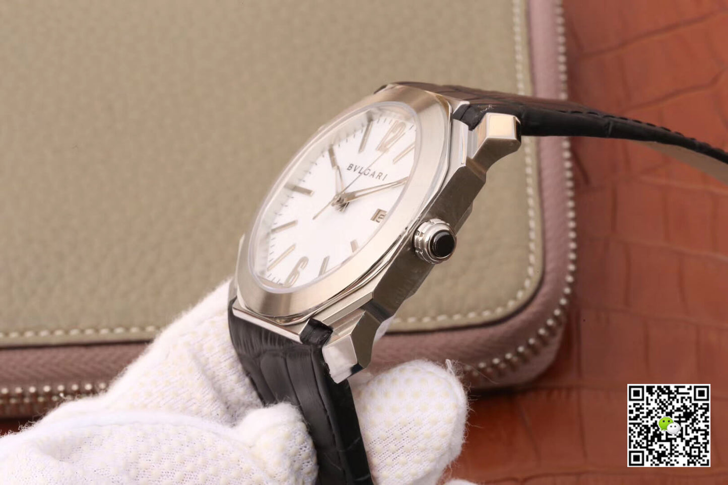 Bvlgari Octo 102779 OC41C6SLD White Dial