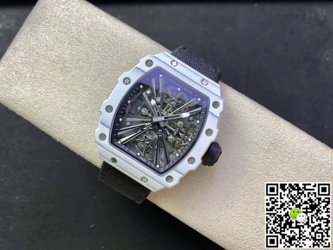 Richard Mille RM12-01 Tourbillon RM Factory White Carbon Fiber Case
