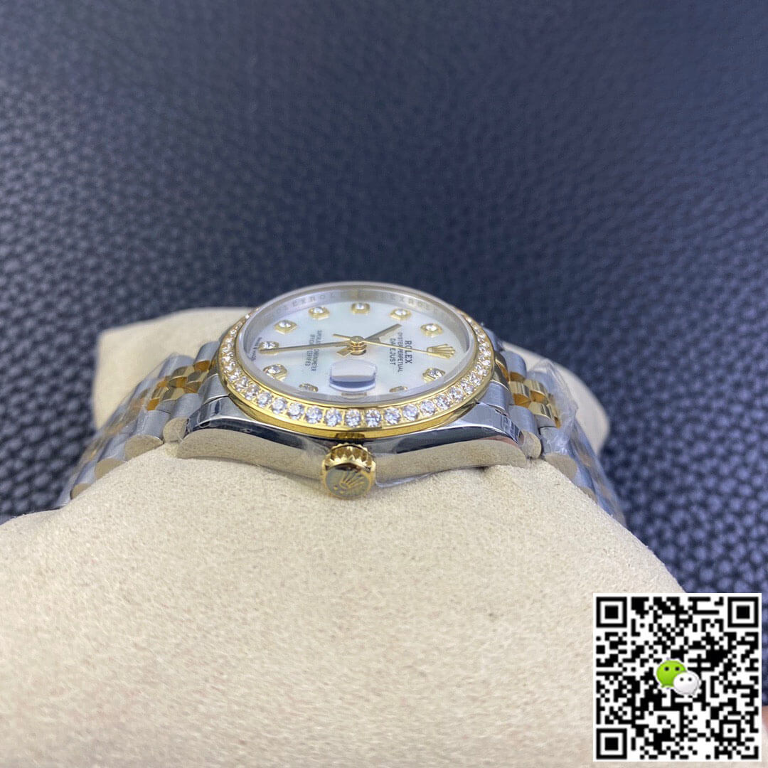Rolex Datejust M278383RBR-0028 31MM EW Factory Diamond Bezel