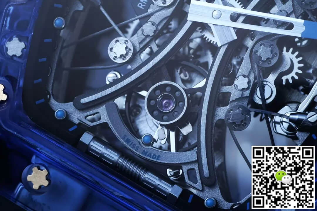 Richard Mille RM053-02 Tourbillon RM Factory Blue Transparent Case
