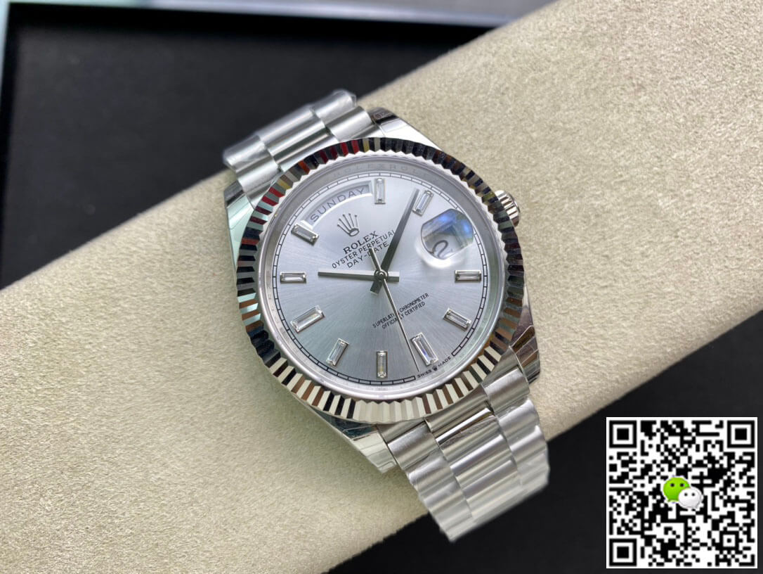Rolex Day Date M228239-0003 EW Factory Silver Dial