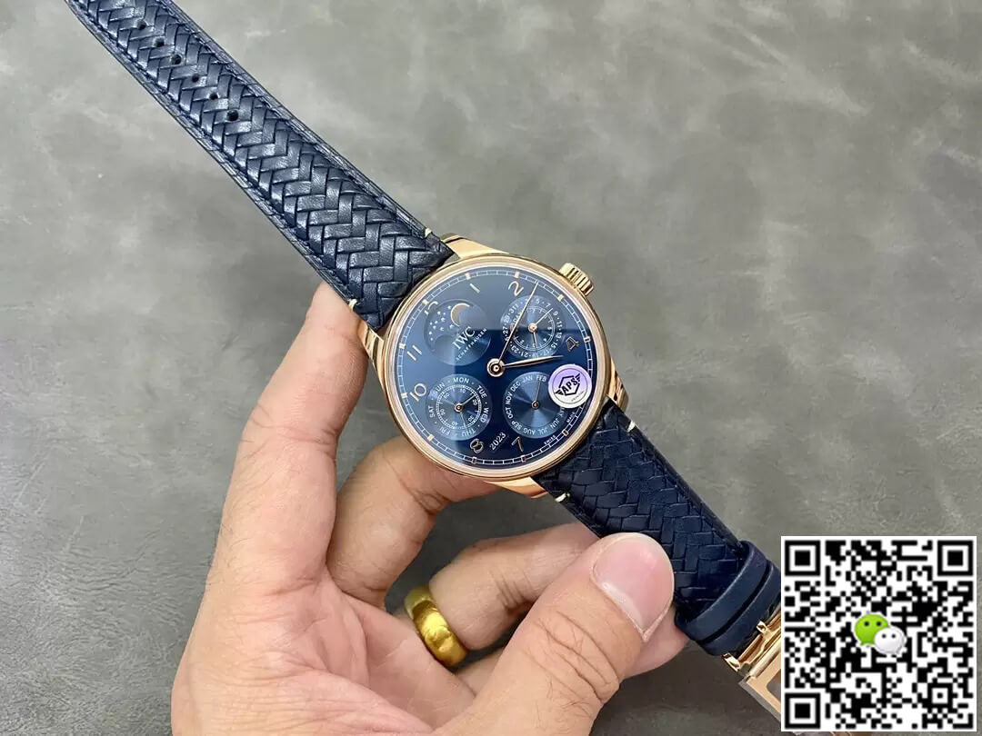 IWC Portuguese IW503312 APS Factory Perpetual Calendar Blue Dial