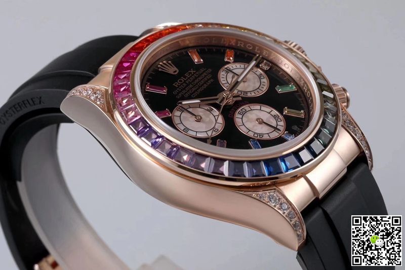 Rolex Daytona 116595RBOW BL Factory Rose Gold