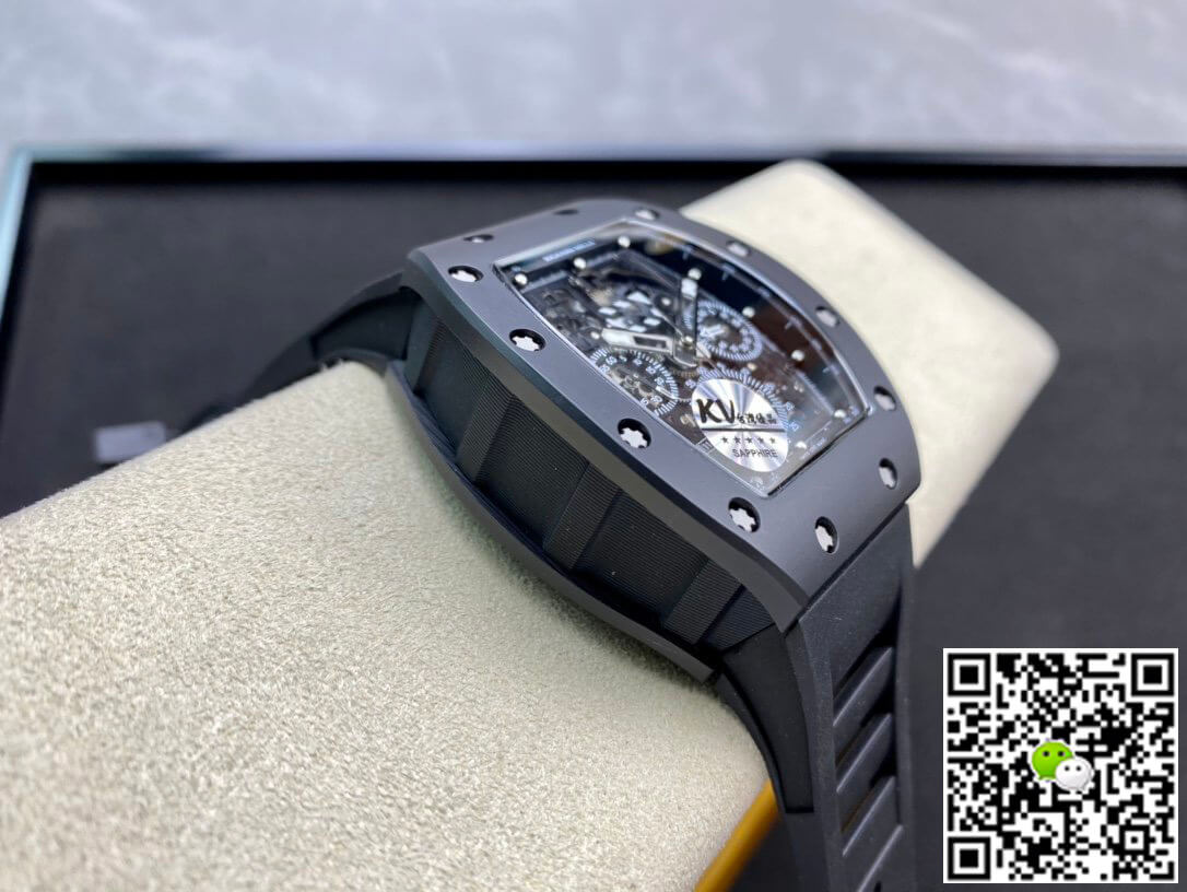 Richard Mille RM011 KV Factory Ceramic Black Case
