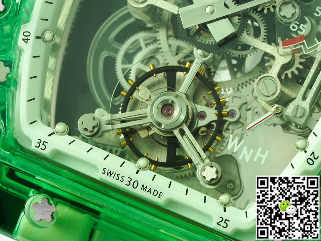 Richard Mille RM 56-01 Tourbillon RM Factory Green Transparent Case
