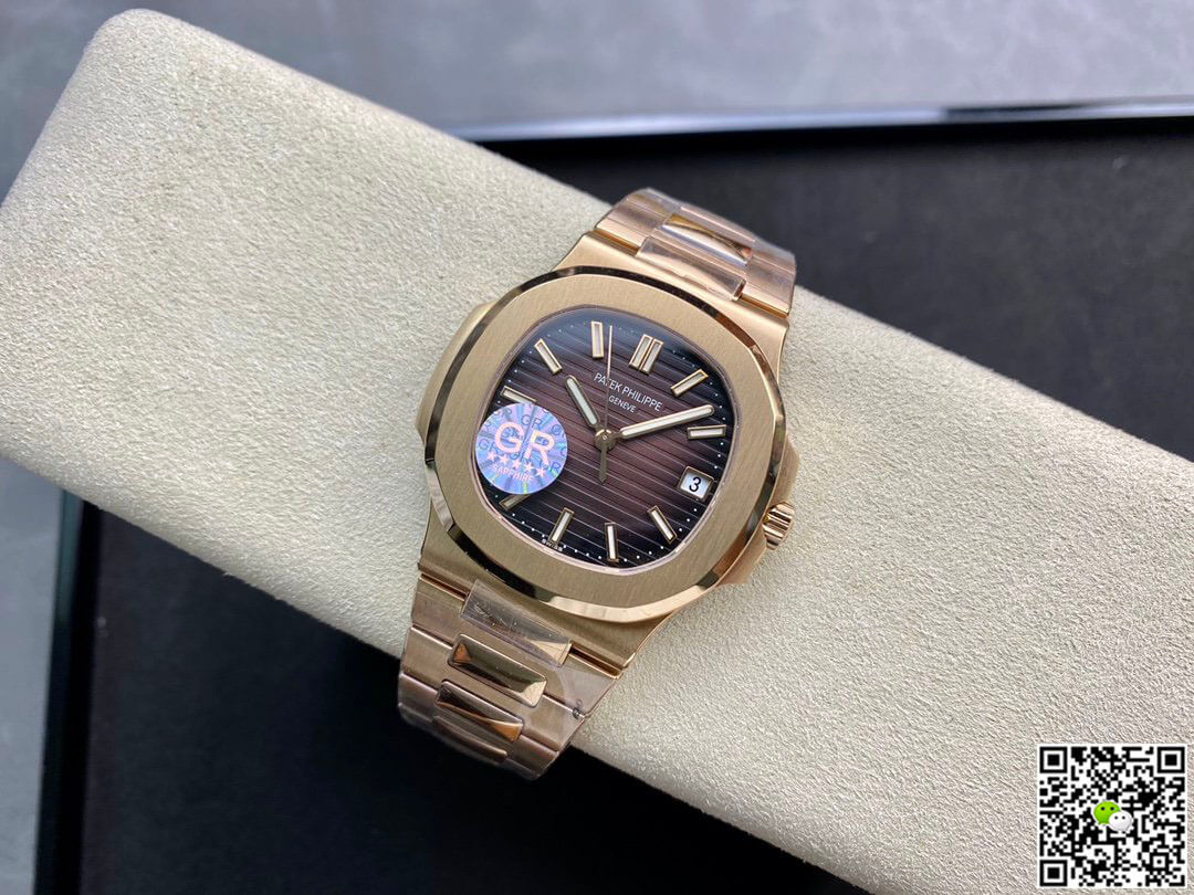 Patek Philippe Nautilus 5711/1R-001 GR Factory V2 Rose Gold Brown Gradient Dial