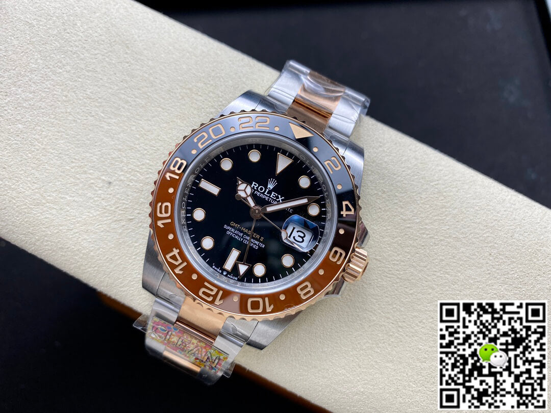 Rolex GMT Master II M126711chnr-0002 Clean Factory Rose Gold