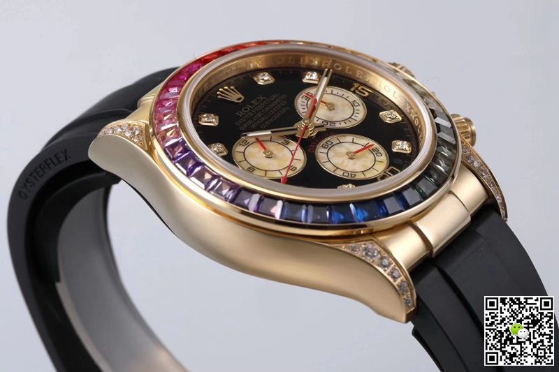 Rolex Daytona 116598RBOW BL Factory Yellow Gold
