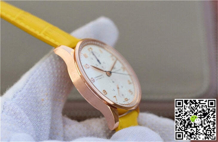 IWC Portuguese ZF Factory Yellow Cowhide Strap