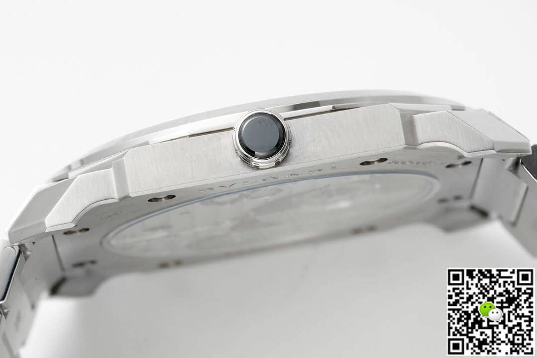 Bvlgari Octo Finissimo 103431 BV Factory Stainless Steel Blue Dial