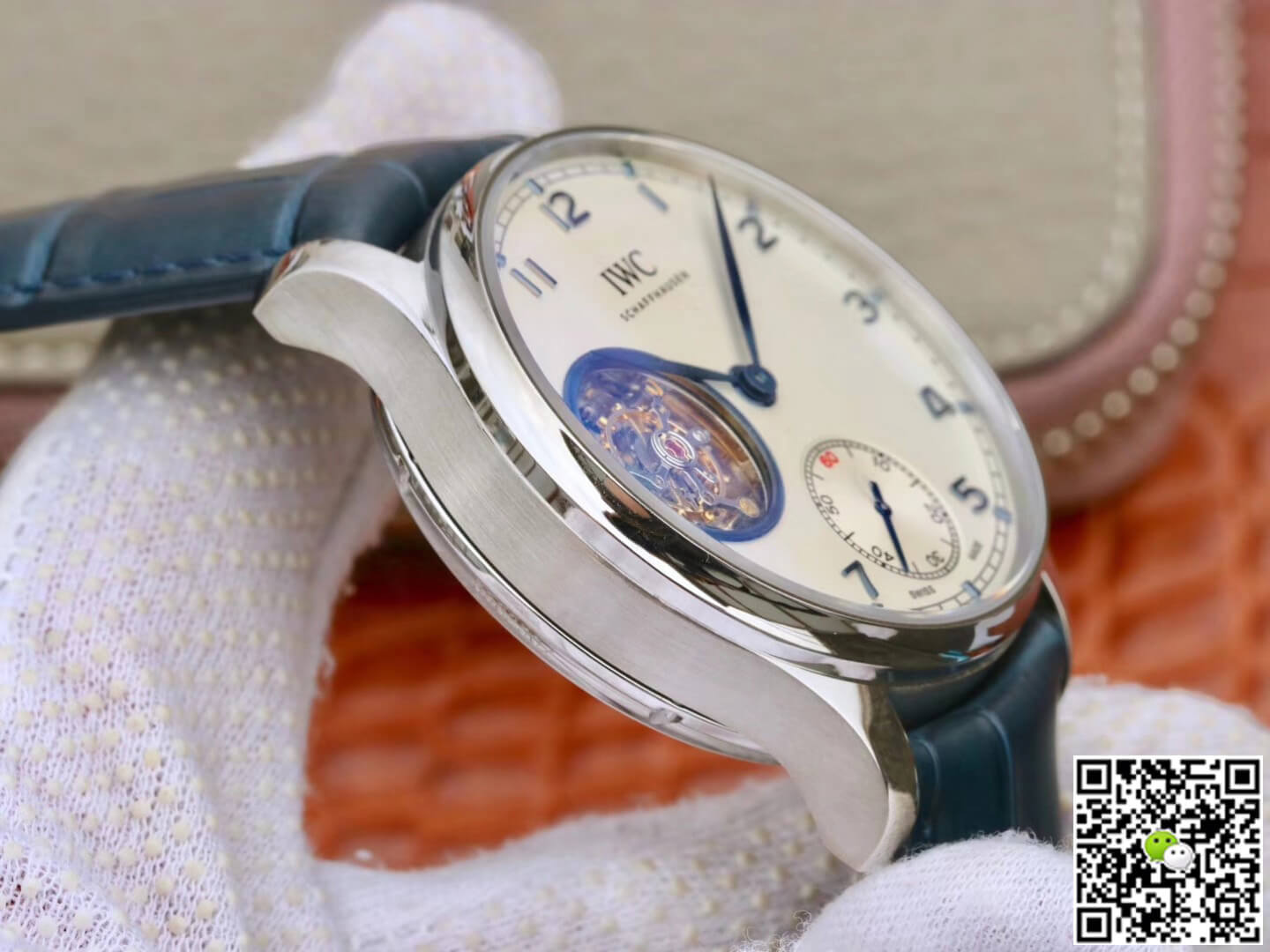 IWC Portuguese Tourbillon ZF Factory Stainless Steel White Dial