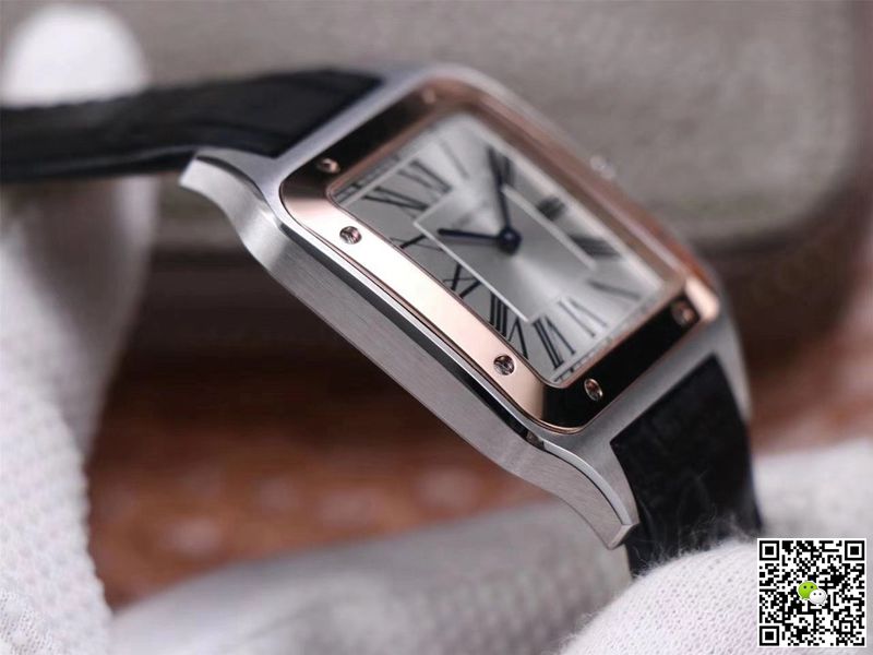 Cartier Santos Dumont W2SA0017 F1 Factory Silver Dial