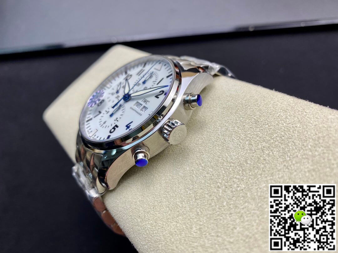 IWC Pilot 3777 ZF Factory Stainless Steel White Dial