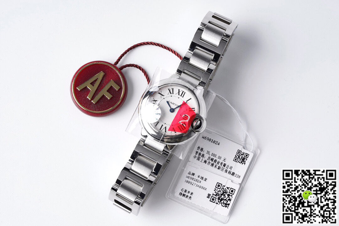Ballon Bleu De Cartier 28MM Quartz W69010Z4 AF Factory Stainless Steel