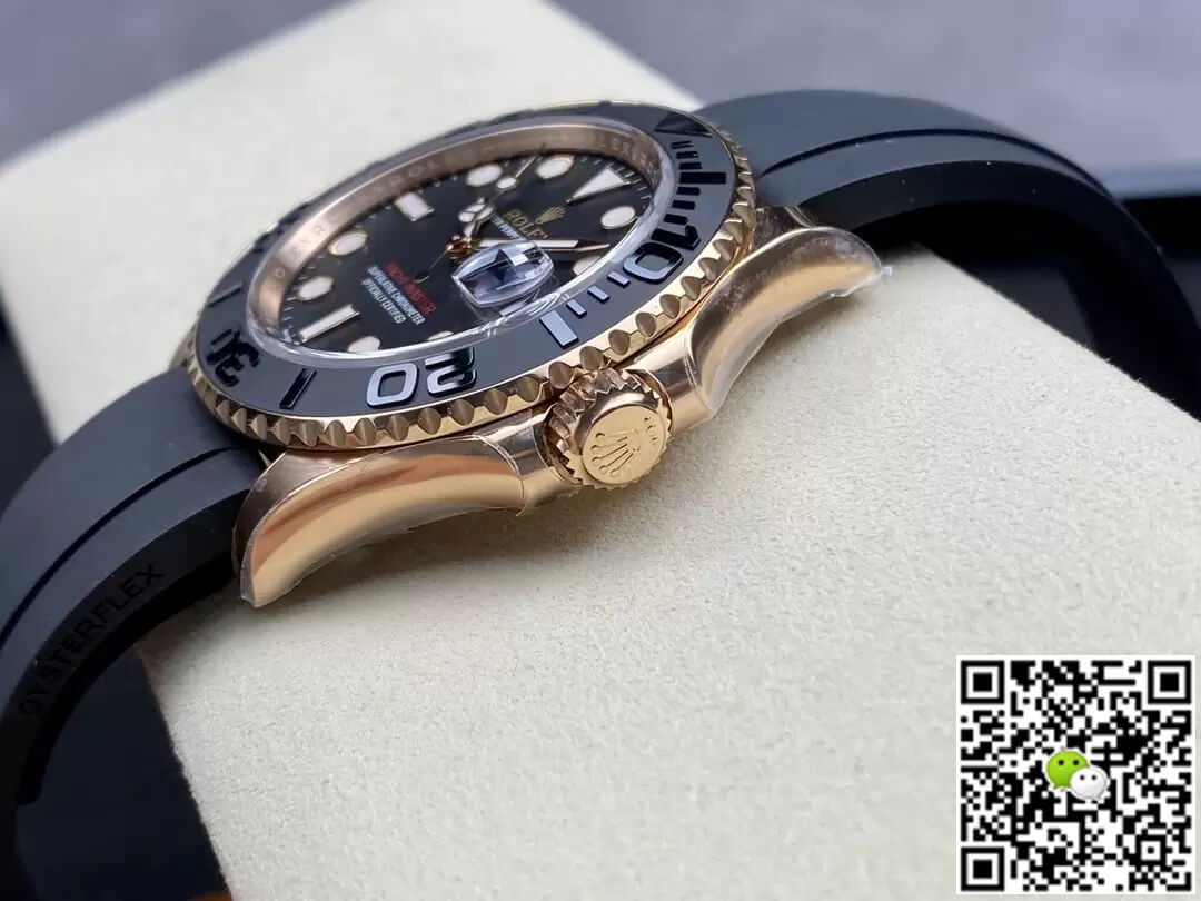 Rolex Yacht Master M126655-0002 Clean Factory Rose Gold Black Dial
