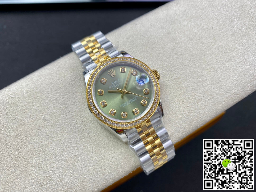 Rolex Datejust M278383RBR-0030 31MM EW Factory Green Dial