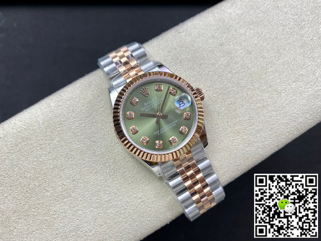 Rolex Datejust 31MM EW Factory Green Dial