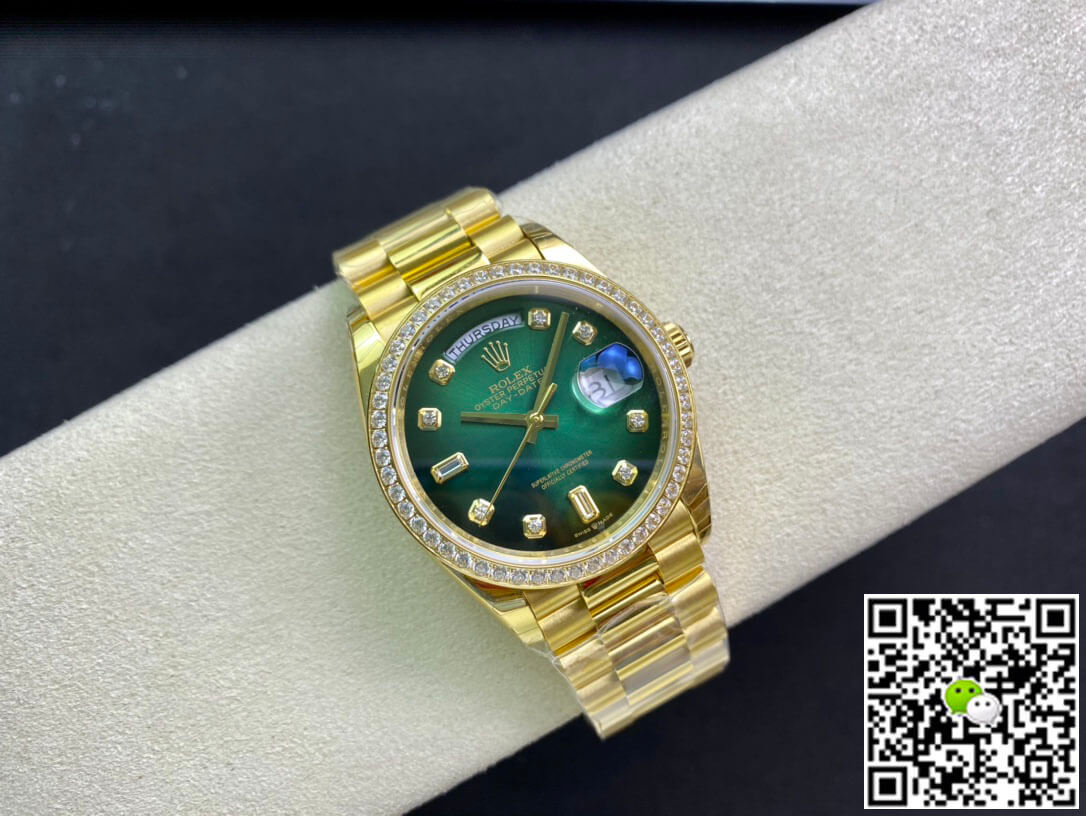 Rolex Day Date M128348RBR-0035 EW Factory Yellow Gold