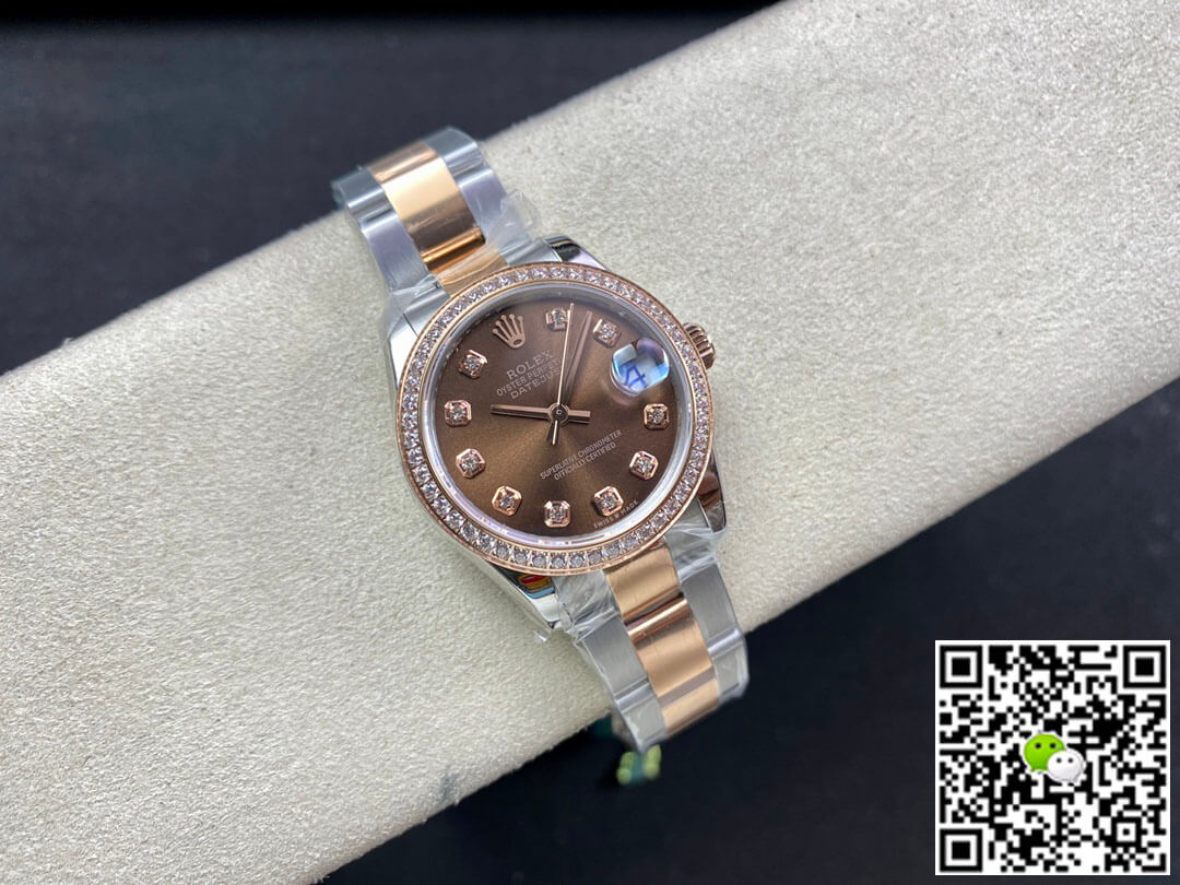 Rolex Datejust M278381RBR-0027 31MM EW Factory Diamond Bezel