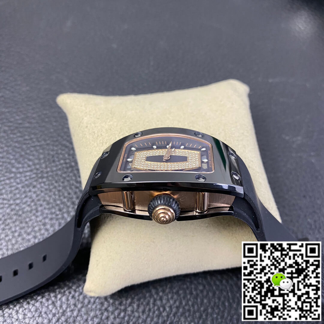 Richard Mille RM 07-01 RM Factory Blue Ceramic Black Strap