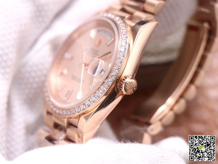 Rolex Day-Date M228345RBR-0007 EW Factory Diamond Dial