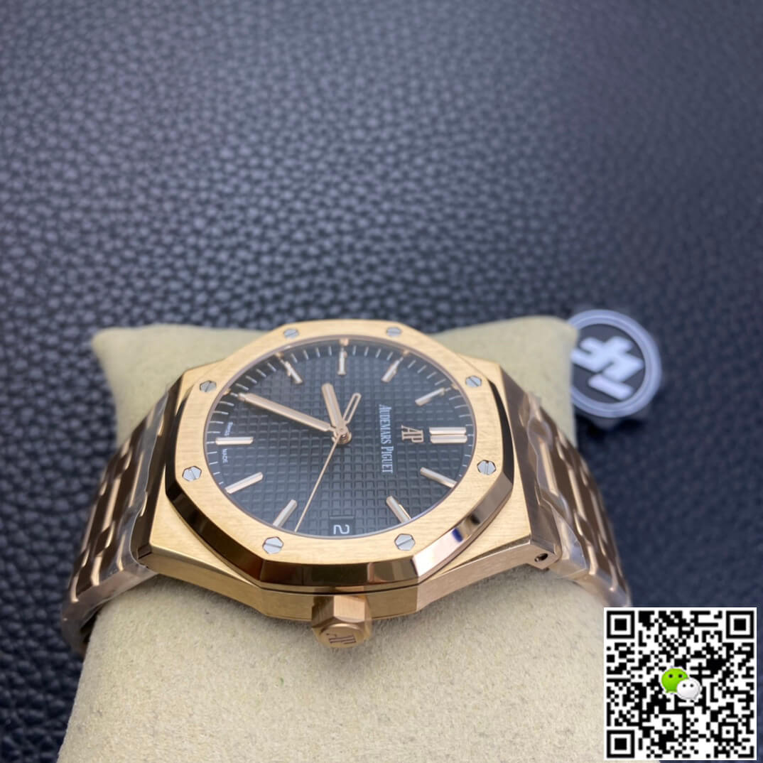 Audemars Piguet Royal Oak 15500OR.OO.1220OR.01 ZF Factory Rose Gold Version Black Dial
