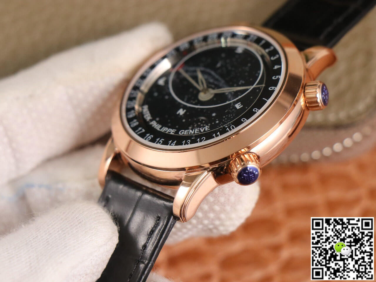 Patek Philippe Grand Complications 6102 TW Factory Rose Gold Black Dial