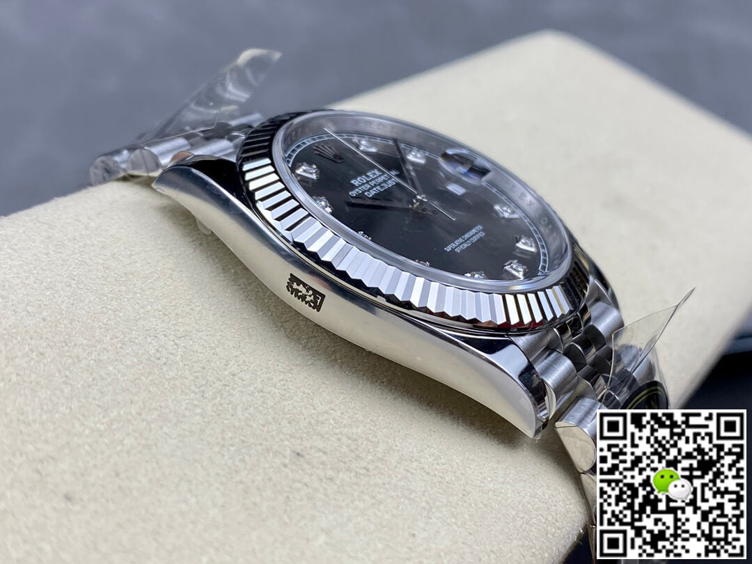 Rolex Datejust M126334-0006 Clean Factory Diamond Gray Dial