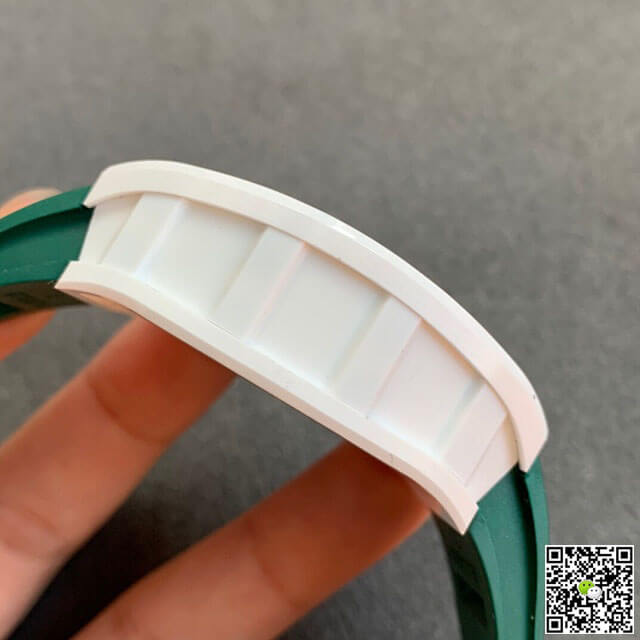 Richard Mille RM055 KV Factory V2 Green Rubber Strap
