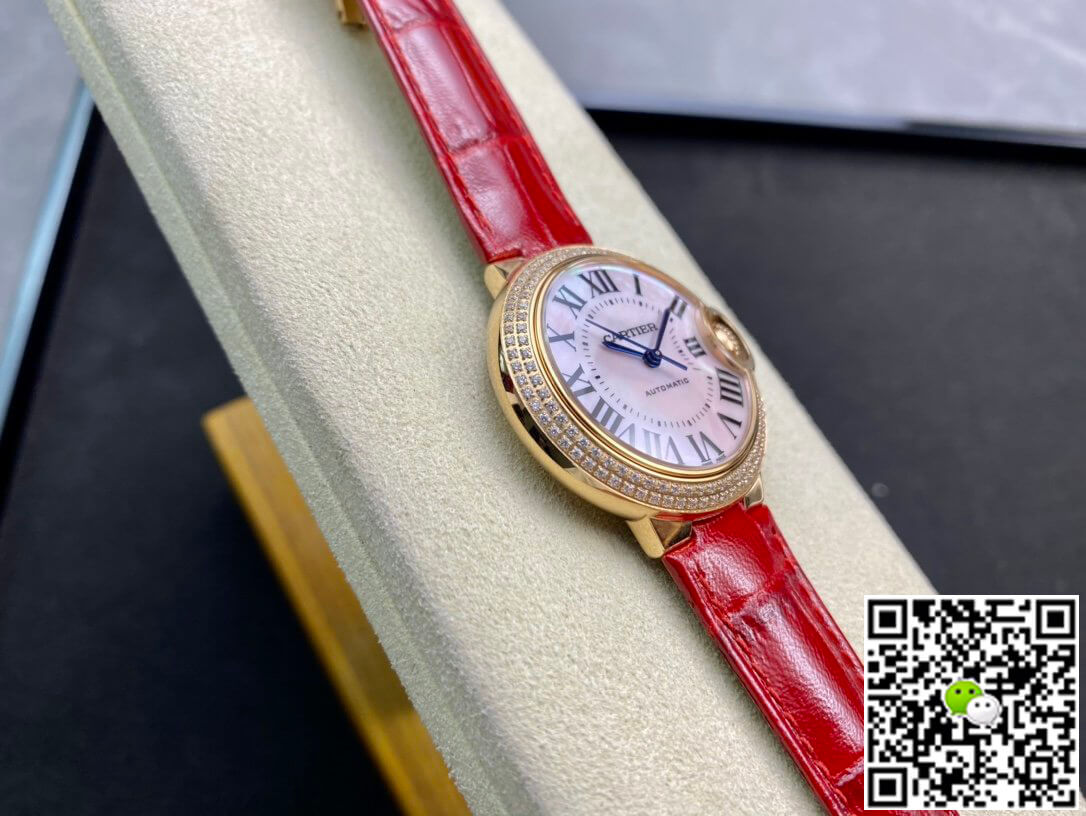 Ballon Bleu De Cartier 33MM WJBB0033 3K Factory Diamond Bezel