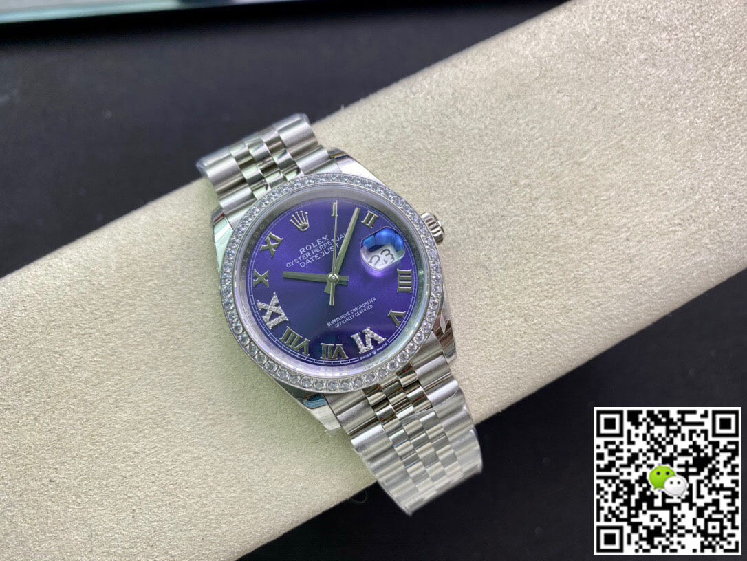 Rolex Datejust M126284RBR-0013 EW Factory Diamond-set Bezel