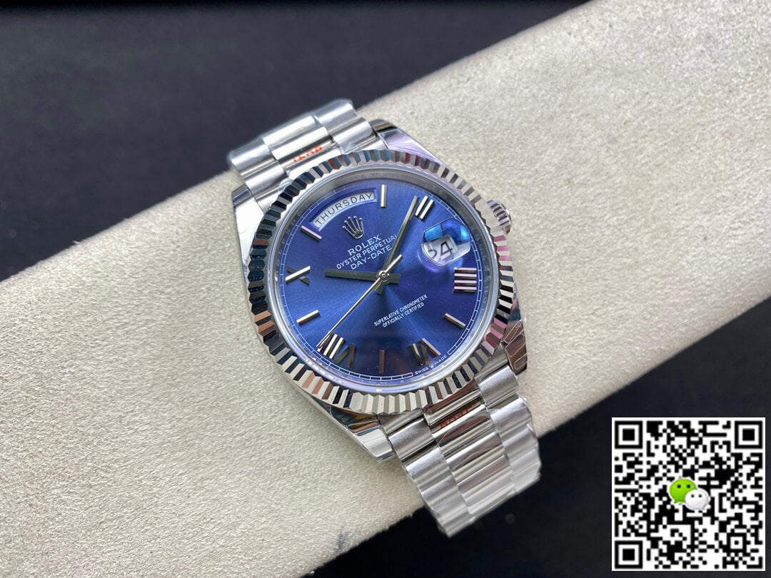Rolex Day Date M228236-0007 EW Factory Blue Dial
