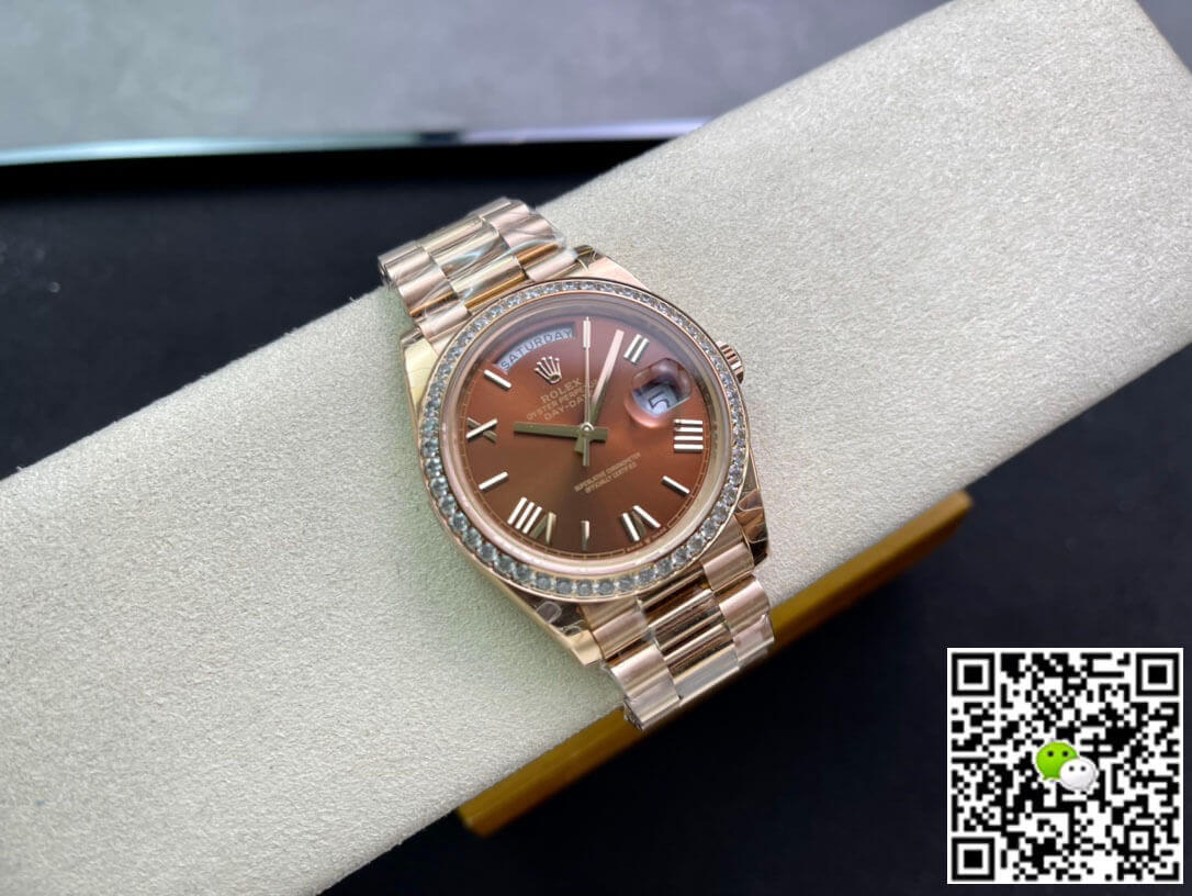 Rolex Day Date M228345RBR-0009 EW Factory Rose Gold