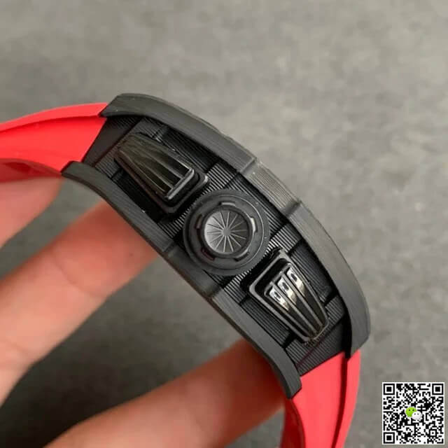Richard Mille RM-011 KV Factory V2 Forged Carbon Case Rubber Strap