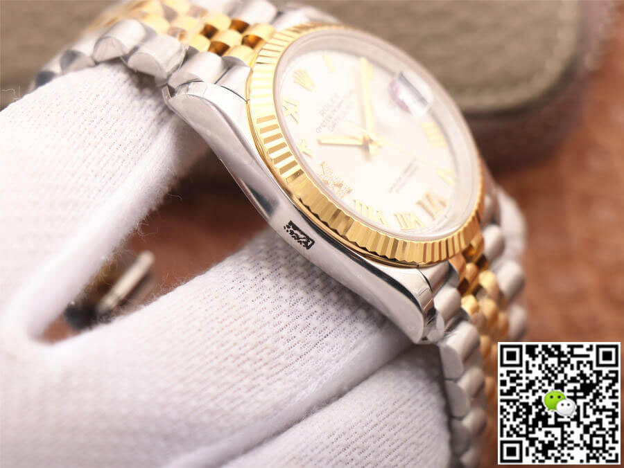 Rolex Datejust M126233-0031 EW Factory Yellow Gold Diamond Dial