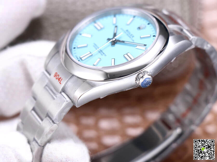 Rolex Oyster Perpetual M124300-0006 41MM EW Factory Turquoise Blue Dial