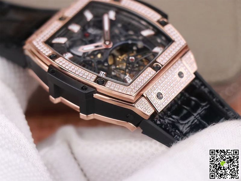 Hublot Masterpiece Tourbillon 906.OX.0123.VR.AES13 JB Factory Rose Gold Diamond