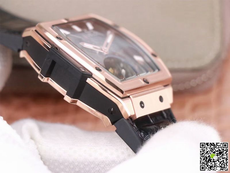Hublot Masterpiece Tourbillon 906.OX.0123.VR.AES13 JB Factory Rose Gold White Hour