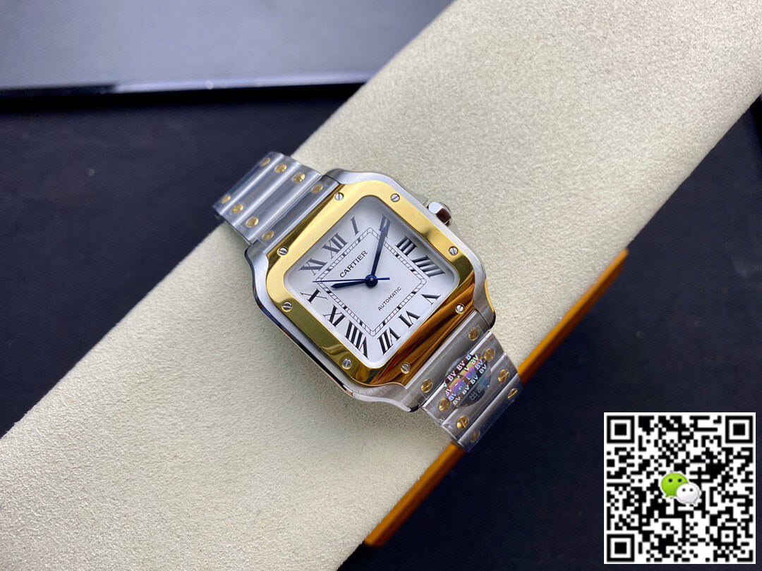 Cartier De Santos W2SA0016 35MM BV Factory White Dial