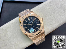 Audemars Piguet Royal Oak Rose Gold 15450 JF Factory V5 Black Dial