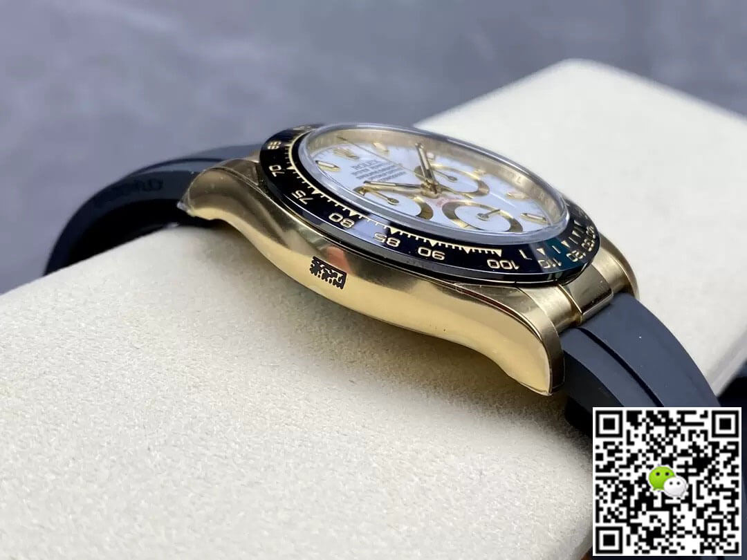Rolex Cosmograph Daytona M116518LN-0041 Clean Factory Rubber Strap