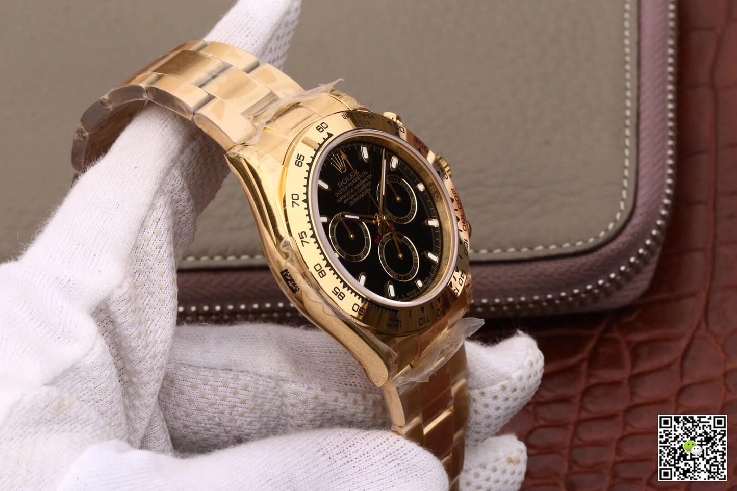 Rolex Daytona Cosmograph M116508-0004 JH Factory Yellow Gold Black Dial