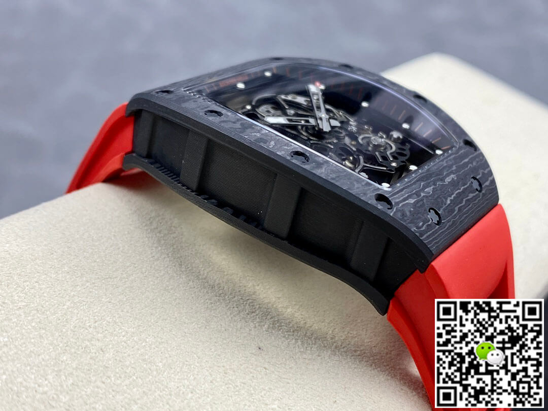 Richard Mille RM-055 BBR Factory Red Rubber Strap