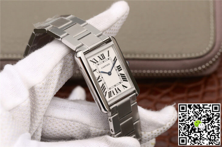 Cartier Tank W5200013 K11 Factory White Dial