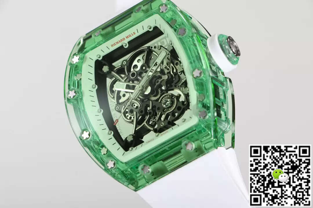 Richard Mille RM055 RM Factory Green Transparent Case